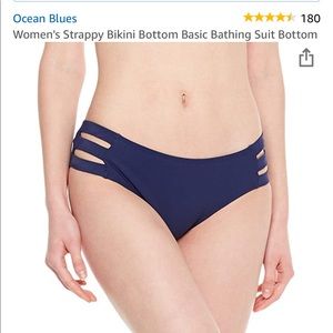 Ocean Blues Navy Bikini Bottoms size small NWT
